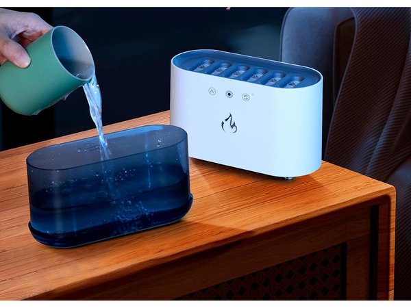 Nawilżacz powietrza kompinek dyfuzor lampka led rgb aromaterapia 6 dysz