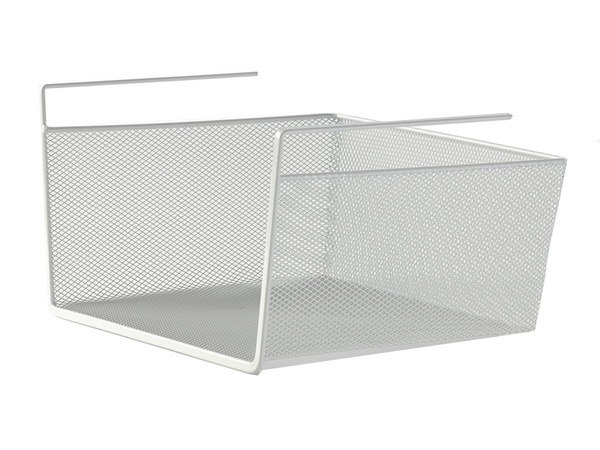 Kosz koszyk metalowy podwieszany półka kuchenna wisząca organizer pod półkę