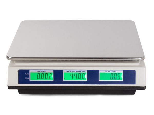 Waga sklepowa elektroniczna kalkulacyjna 40kg pl