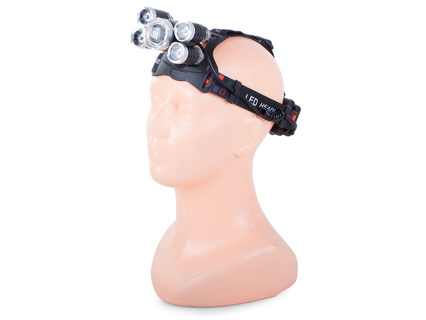 Bailong latarka czołowa led cree XM-L T6 4x XPE