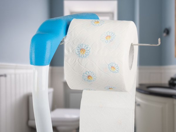 Uchwyt toaletowy regulowany poręcz wc stabilna dla osób starszych seniorów