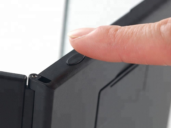 Lusterko składane z podstawką kosmetyczne do makijażu podświetlane led