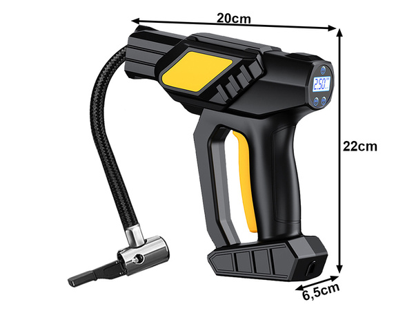 Kompresor samochodowy sprężarka pompka do opon akumulatorowa przenośna