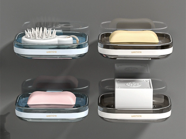 Mydelniczka na mydło pojemnik odpływ wody do kąpieli ścienna stojąca