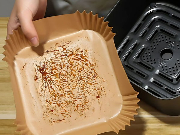 Wkład papierowy do frytkownicy beztłuszczowej do pieczenia air fryer 50 szt