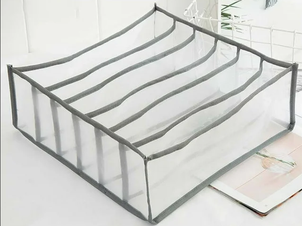 Organizer na bieliznę biustonosze staniki do szuflady szafy 6 przekródek