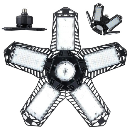 Lampa warsztatowa sufitowa składana led mocna E27