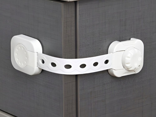 Blokada zabezpieczenie szafek szuflad zatrzask mebli drzwi przed dziećmi