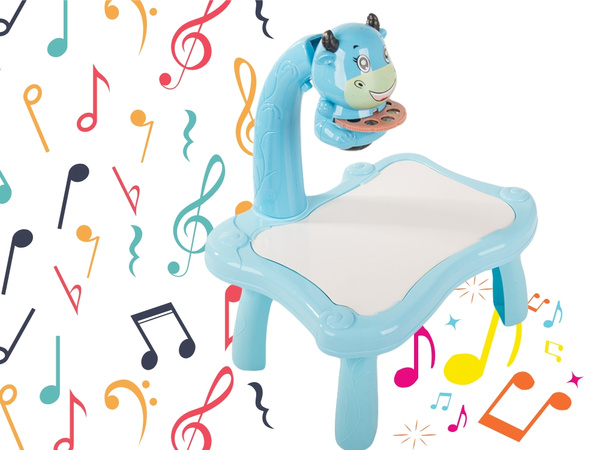 Projektor rzutnik do rysowania stolik tablica mazaki dla dzieci flamastry