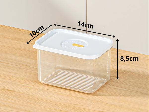 Pojemnik na żywność z pokrywką hermetyczny organizer do kuchni 1000ml