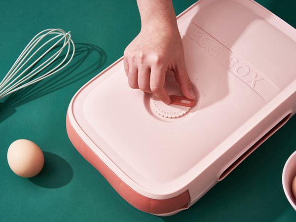 Pojemnik na jajka box organizer do lodówki pudełko szuflada do jaj pudełko