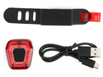 Lampka rowerowa tylna 14 led na rower światło czerwone mocne tył aku usb