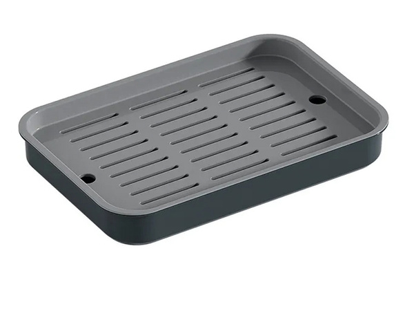 Taca kuchenna dwuwarstwowa ociekacz na naczynia warzywa owoce plastikowa