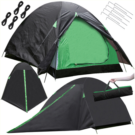 Namiot turystyczny 2 osobowy wodoodporny moskitiera kemping sypialnia