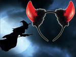 Opaska diabeł diabełek rogi halloween karnawał