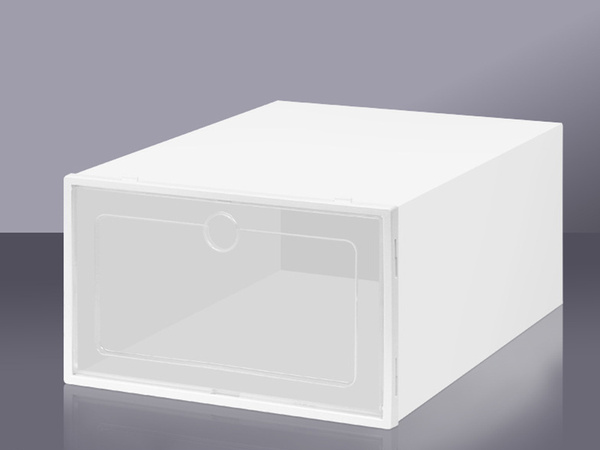 Organizer na buty pudełko pojemnik z klapą szafka składana modułowa obuwie