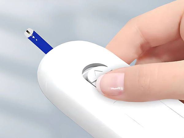Glukometr cyfrowy zestaw lcd 50 pasków 50 lancetów test cukru we krwi