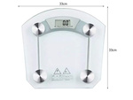 Waga łazienkowa elektroniczna 180kg szklana lcd analityczna przezroczysta