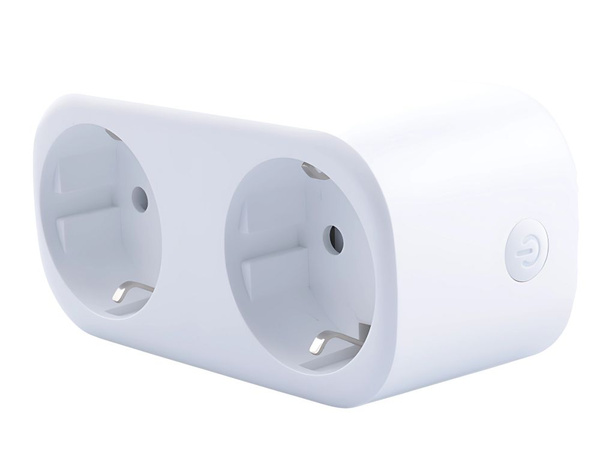 Inteligentne gniazdko podwójne elektryczne wifi smart timer 16a aplikacja