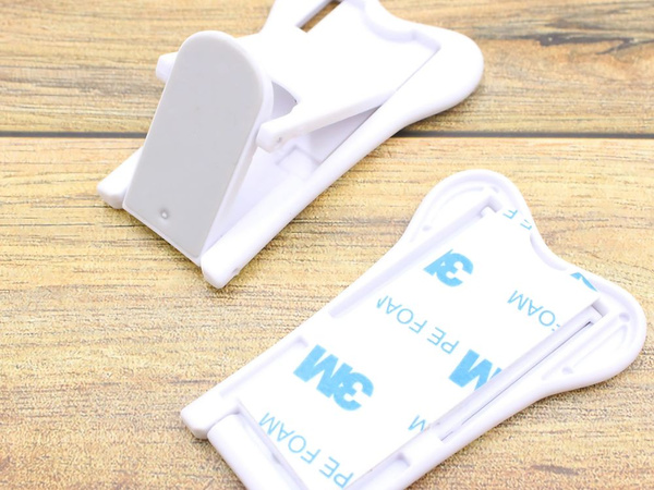 Blokada zabezpieczenie drzwiczek szafy okna dla dzieci bezpieczeństwo 2 szt