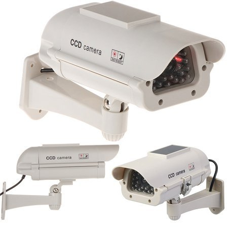 Atrapa kamery solarna migająca dioda led kamera