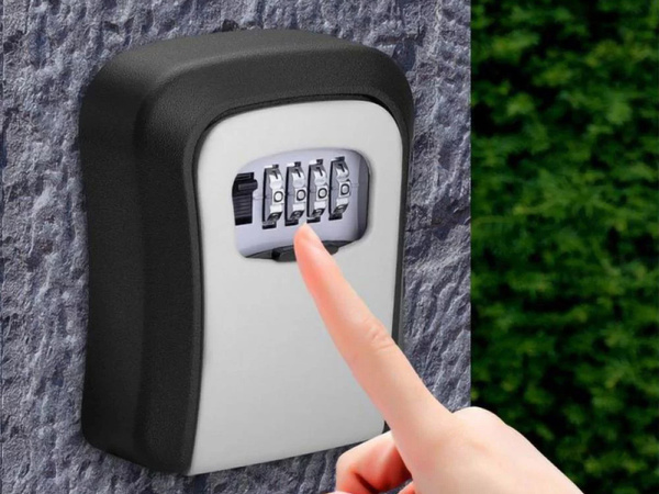 Metalowy sejf skrzynka szafka na klucze szyfr kod