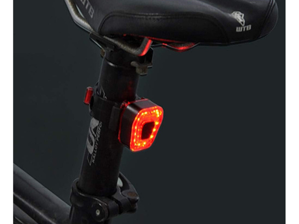 Lampka rowerowa tylna 14 led na rower światło czerwone mocne tył aku usb