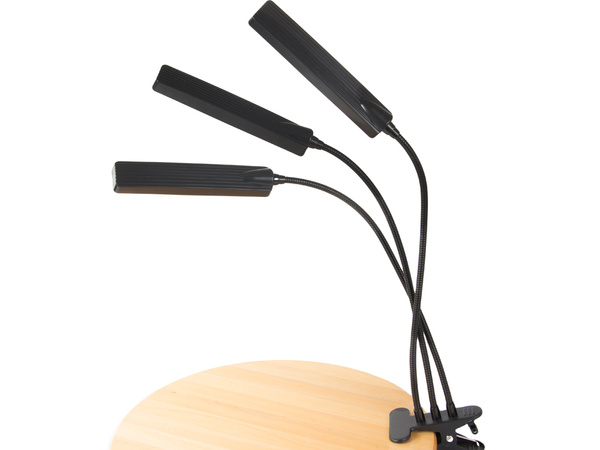 Lampa do roślin led usb uprawy wzrostu panel grow light timer klips kwiatów