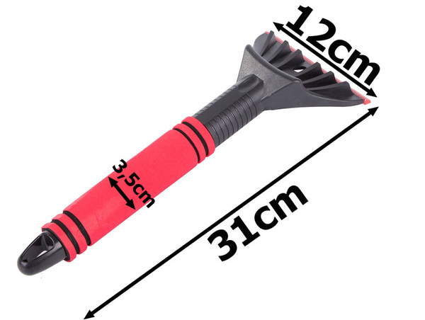 Skrobaczka do szyb samochodowych skrobak lodu szronu śniegu miękka rączka