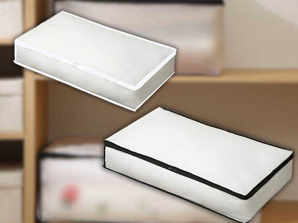 Organizer na pościel ubrania pojemnik na koce kołdrę pokrowiec suwak xxl