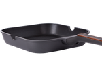 Patelnia grillowa do smażenia powłoka nieprzywierająca indukcja gaz 28cm
