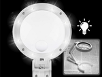 Lupa jubilerska biurkowa 5x 11x 8 led składana usb