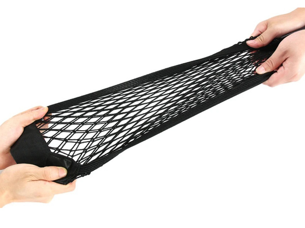 SIATKA DO BAGAZNIKA AUTA MOCNA NA RZEP DO SAMOCHODU MOCNA KIESZEŃ 50x25cm