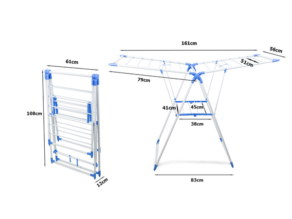 Suszarka na pranie bieliznę składana 2 poziomy