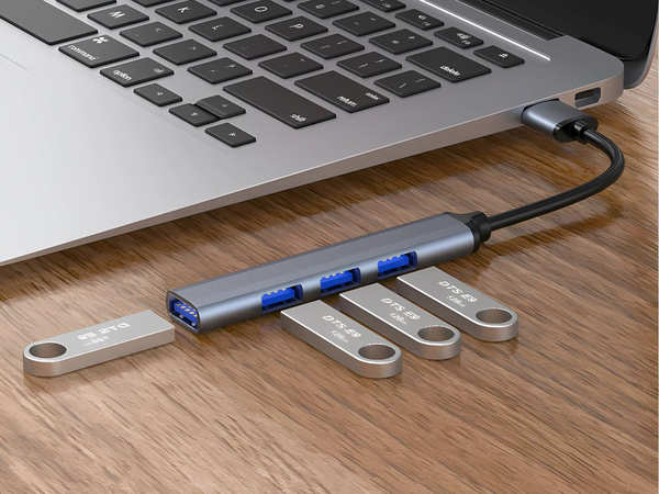 Hub rozdzielacz usb 3.0 5gb/s adapter stacja rozgałęźnik 4x porty usb 3.0