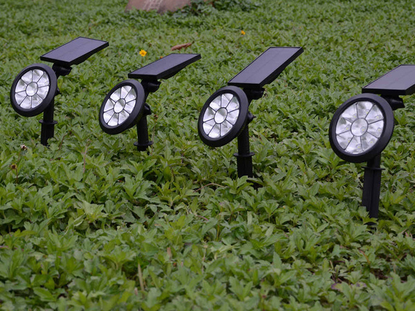 Lampa solarna rgb kolorowa ogrodowa świateczna