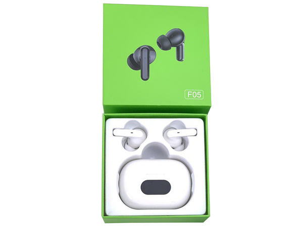 SŁUCHAWKI DOUSZNE BLUETOOTH BEZPRZEWODOWE Z ETUI ŁADUJĄCYM LED I MIKROFONEM