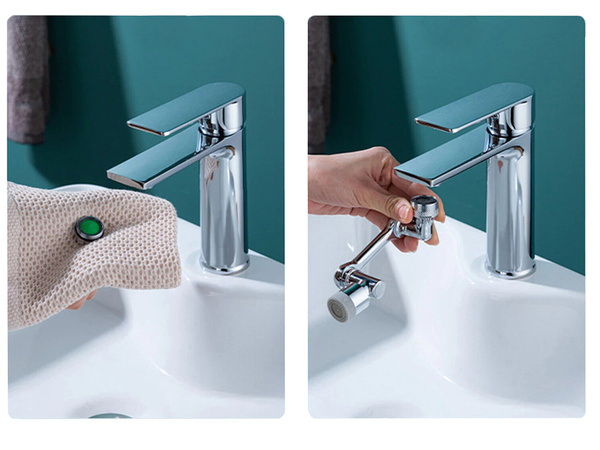 Przedłużka do kranu baterii perlator chrom 1080°