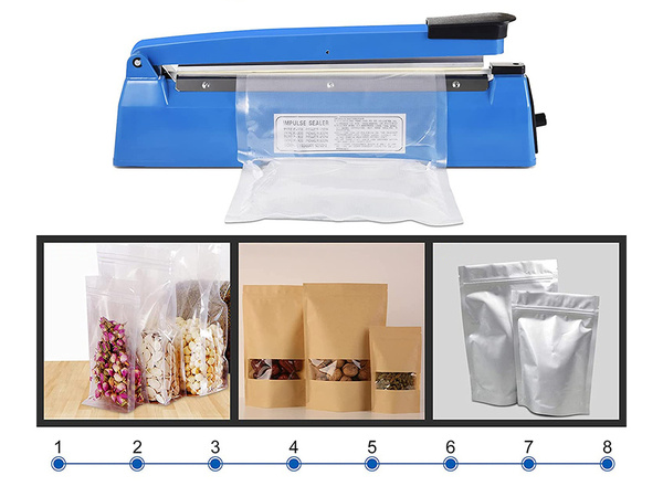 Zgrzewarka do folii regulacja czasu stalowa 300mm