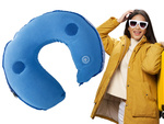Poduszka podróżna rogal na szyję masażer miękka
