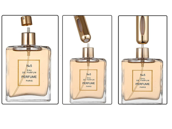 Atomizer podróżny z rozpylaczem do perfum flakon 5ml dozownik na perfumy