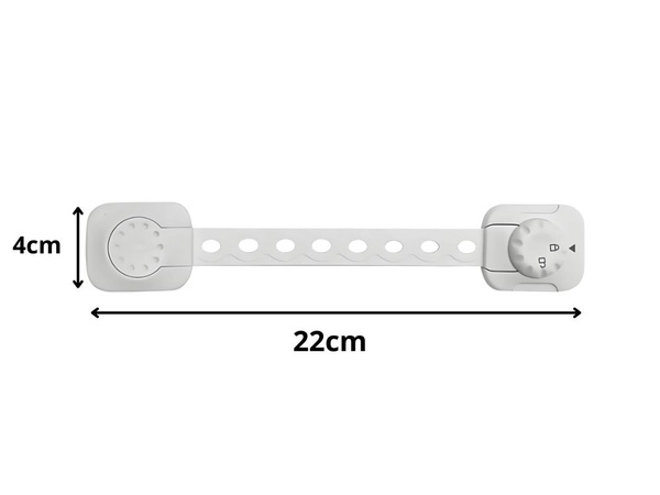 Blokada zabezpieczenie szafek szuflad zatrzask mebli drzwi przed dziećmi