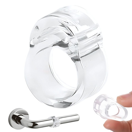 Ogranicznik klamki drzwiowej silikonowy ochrona ściany osłona odbojnik