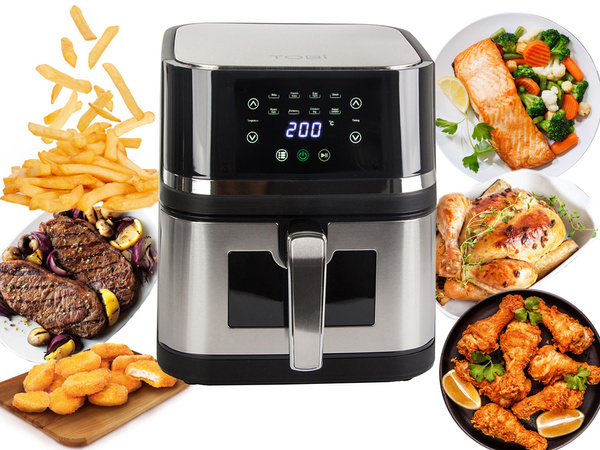 Frytkownica beztłuszczowa frytownica air fryer duża do pieczenia 2400w 10l
