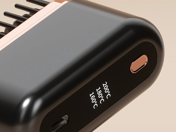 Szczotka prostująca włosy prostownica usb do włosów regulacja temperatury