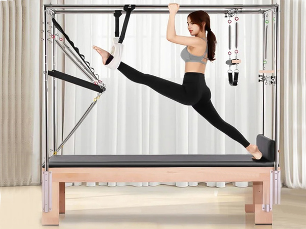 ŁÓŻKO DO ĆWICZEŃ PILATES PILATESU REFORMER URZĄDZENIE DO ĆWICZENIA FITNESS