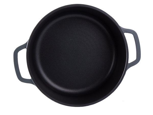 Garnek brytfanna do gotowania pieczenia non stick indukcja gaz pokrywa 4l