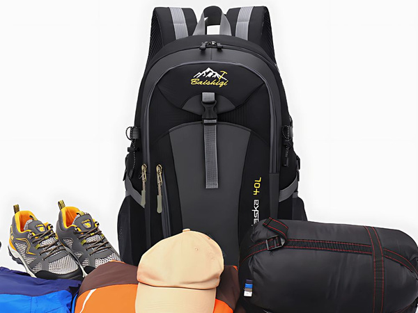 Plecak 40l czarny podróżny turystyczny trekkingowy mocny w góry wytrzymały