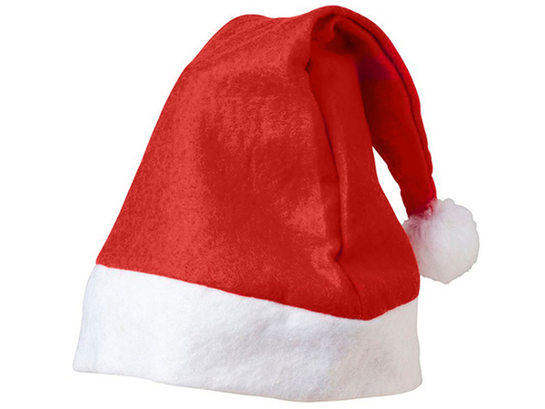 Czapka świętego mikołaja z pomponem strój kostium