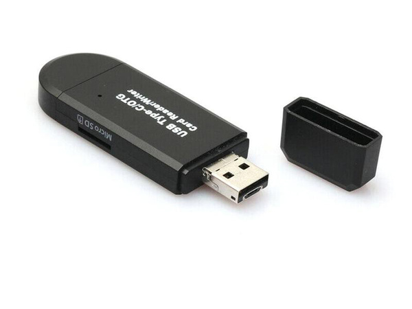 Czytnik kart sd microsd tf usb usb-c micro usb 3w1